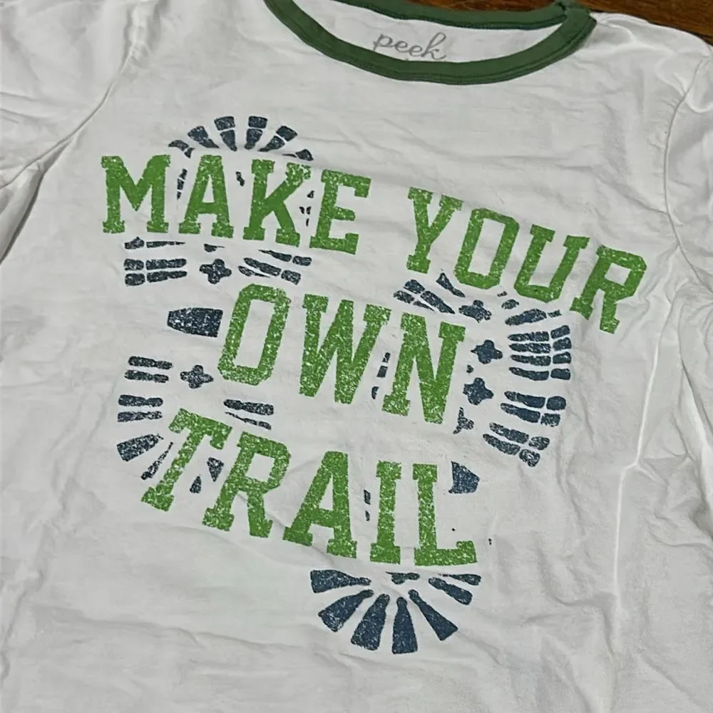 Peek Kids Appalachian Trail Tee, “Make Your Own Trail”, Sz Lg (10)